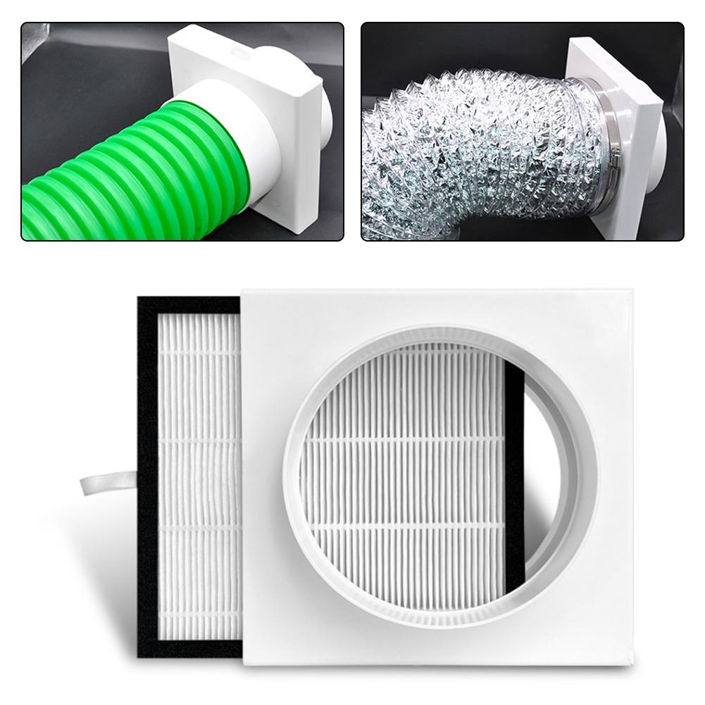 Duct Air Filter Pull-out HEPA Net With High-efficiency HEPA Filters Replacement 110mm 160mm Duct Air Filter For PVC And PE Pipes