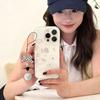 New Ins Style Milk Whisper Cute Graffiti Line Animals Phone Case For iPhone17 Promax Air 16 Pro 15 14 13 12 11Pro Max Plus Cover