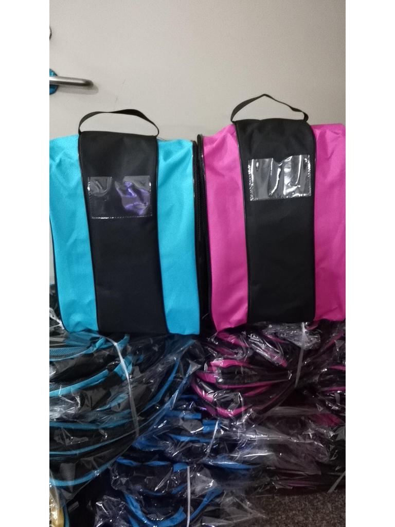 Zhenku Rollschuh- & Eislauf-Tasche - Kinder- & Erwachsenen 3-lagige Einzelschulter-Aufbewahrungstasche für Schlittschuhe