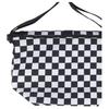 Vans Checkerboard Logo Nylon Crossbody Bag Unisex bags Black White VN0A54LY705