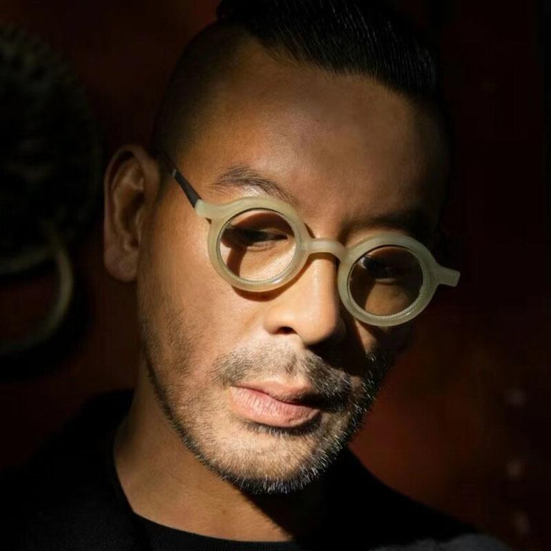 Vintage Luxury Brand Designer Round Optical Glasses Small Frame Women For Men Steampunk Computer Popular Myopia Glasses Frame