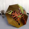 Ombrello Automatico Apri e Chiudi a Tema Tigger e Amaca, Ombrello Portatile Colorato a 8 Stecche, Adatto per Uomini e Donne, Un Perfe
