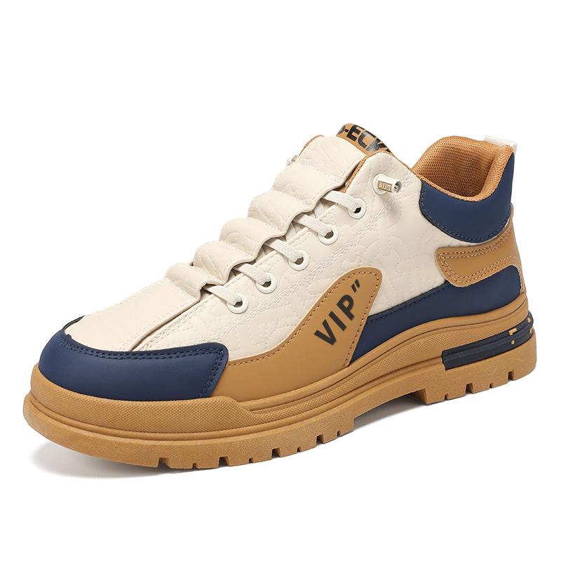 Men'S Shoes Breathable Tooling Shoes Men'S Trend Non-Slip Wear-Resistant Sports And Leisure Board Shoes Labor Insurance Shoes
