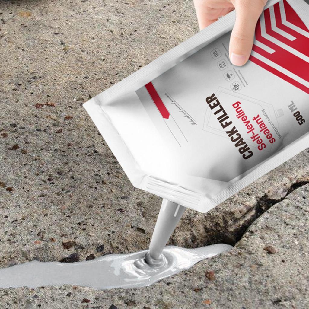 500ml Driveway Crack Filler Asphalt Crack Filler Concrete Crack Repair Patch Concrete Repair Asphalt Patch Cracked Tile Filler