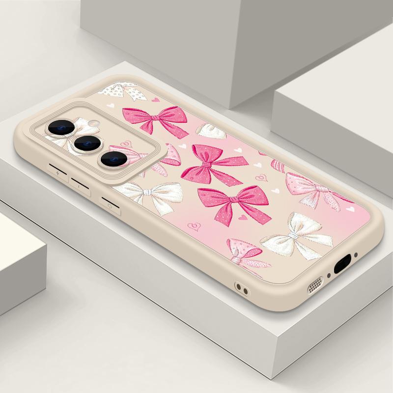 Colorful Bowknots Pattern Case For Samsung A57 A37 A17 A56 A36 A16 A55 A35 A15 A54 5G S21 FE S22 S23 S24 S25 Plus S26 Ultra Bumper Cover