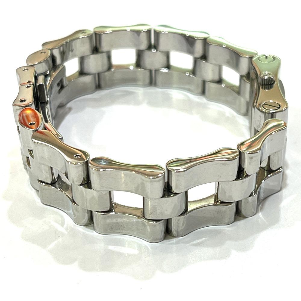 GUCCI 2305L Bangle watch Quartz Analog Square Watch Wristwatch SS