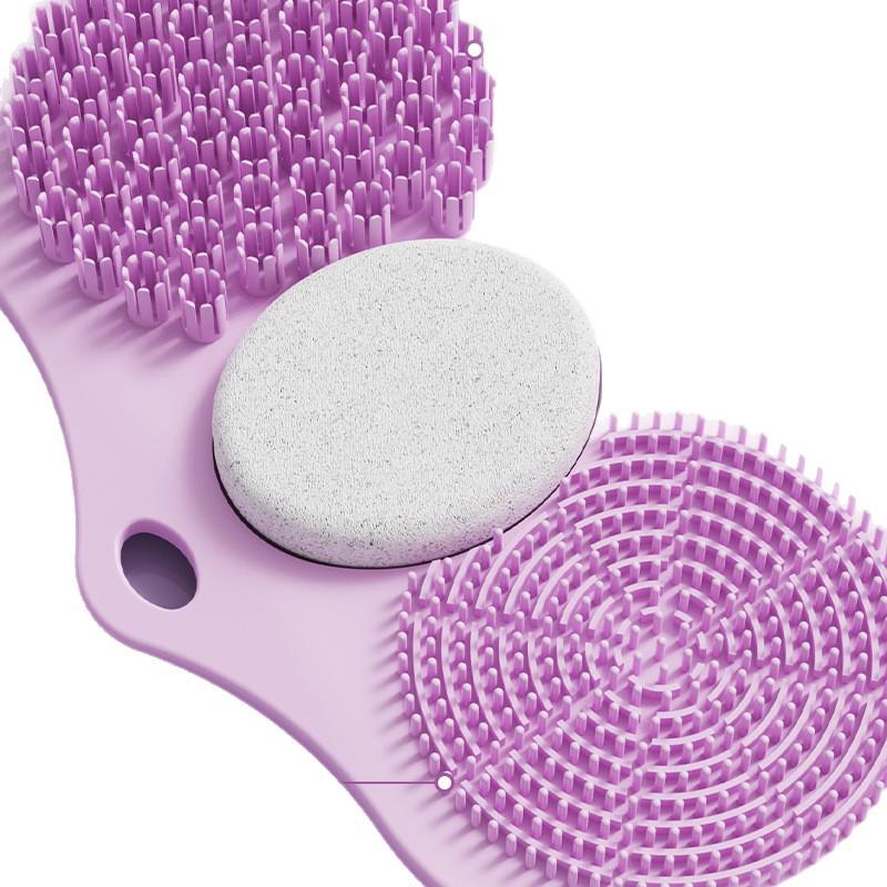 Cross-border Hot Selling Foot Scraper Back Lazy Person Scrubber Shower Suction Cup Wiper Bath Massage Device