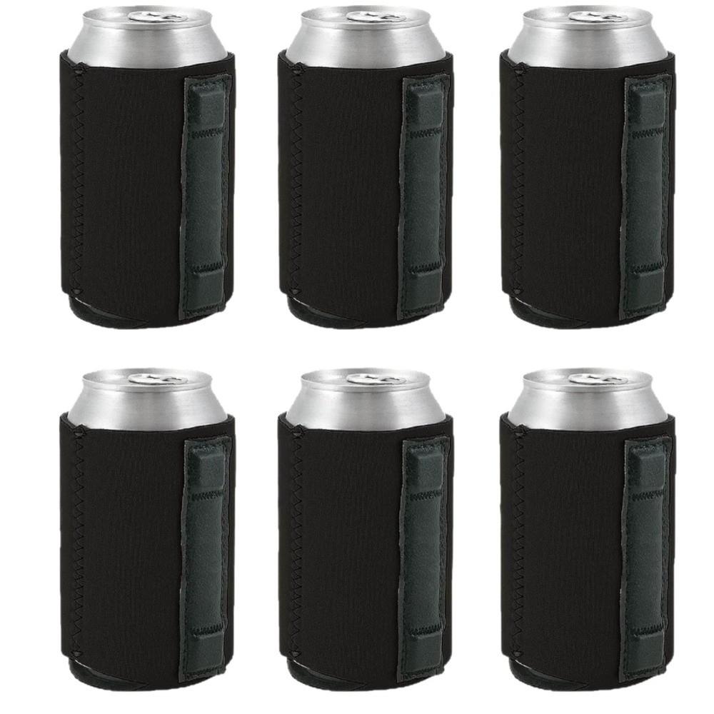 Reusable Can Cooler Insulated Sleeve Neoprene Bottle Sleeve Portable Drink Sleeves  BBQ