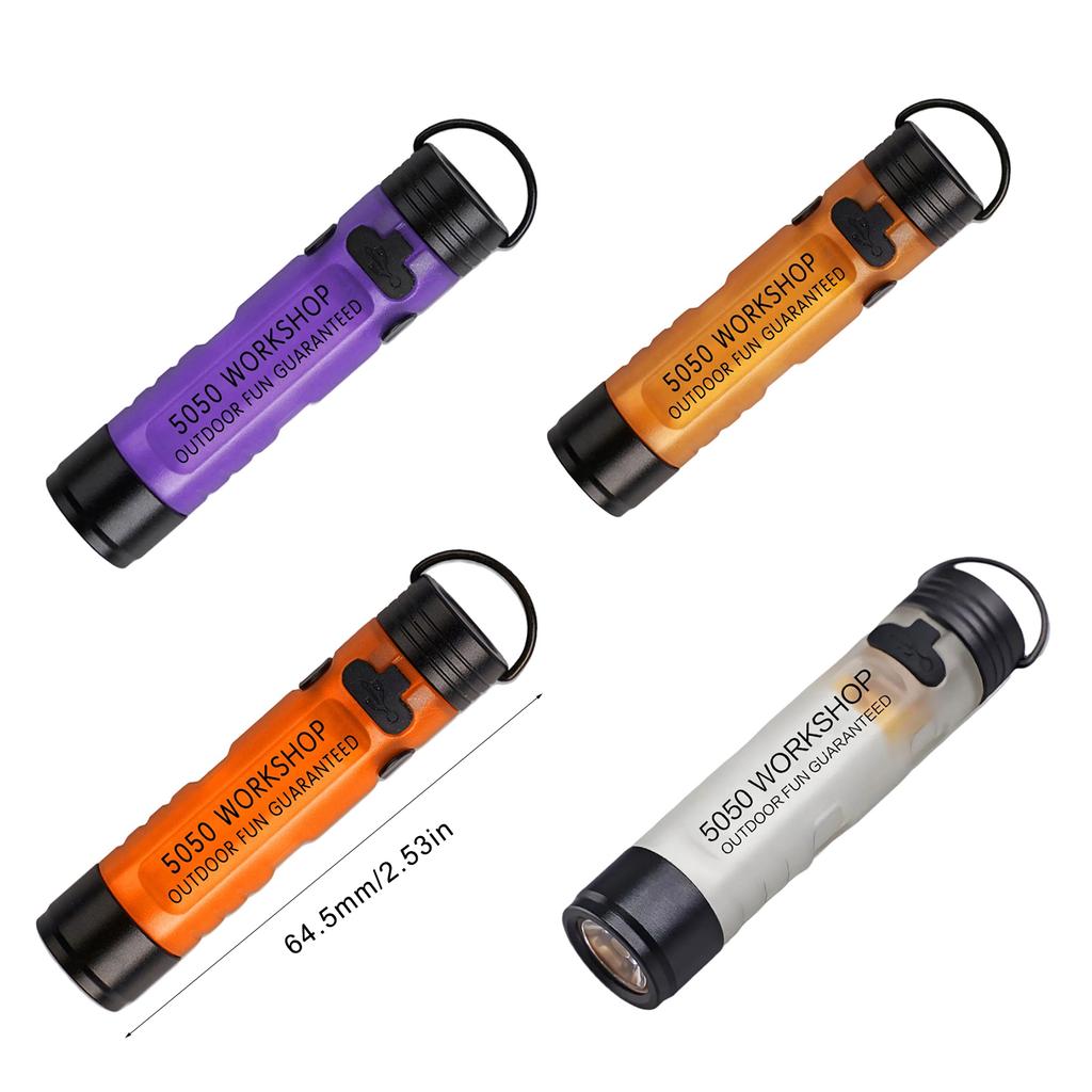 Waterproof LED Clip on Cap Light Rechargeable Cap Flashlight Hands Frees Clip On Hat Flashlight Headlamp for Camping
