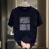 Summer Men Women Round Neck Short Sleeve Print T Shirt Breathable Sport Tops