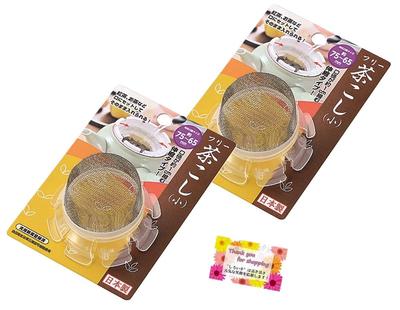 Expandable Tea Strainer (Small) - Fits Cups and Teapots (75-65mm) - 1cm Expandable, Fits Mugs, Tea, and Tea Glasses (Set of 2)