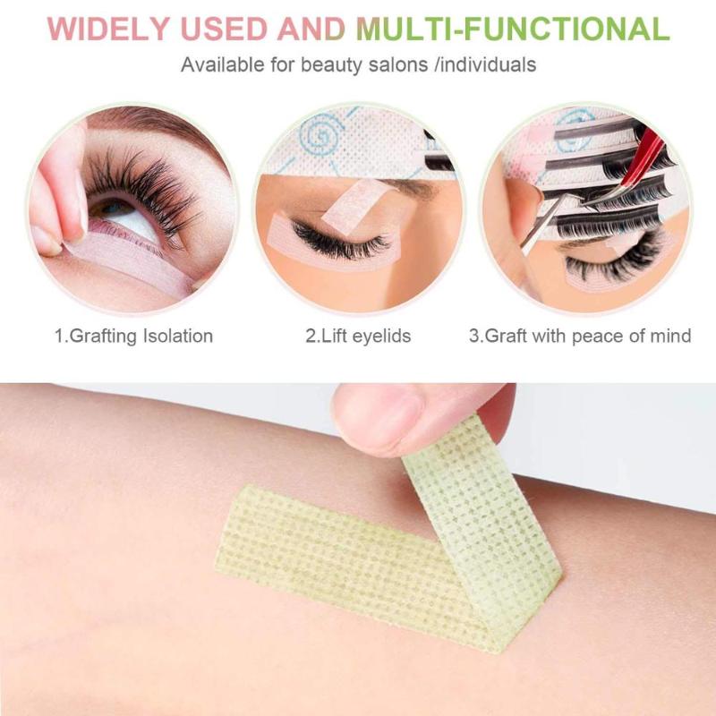 CNK 3PCS Japanese Grafted Eyelash Under Pads Tape Isolation Holes Breathable Patches Adhesive Eyelashes Extension Tape Eye Paper
