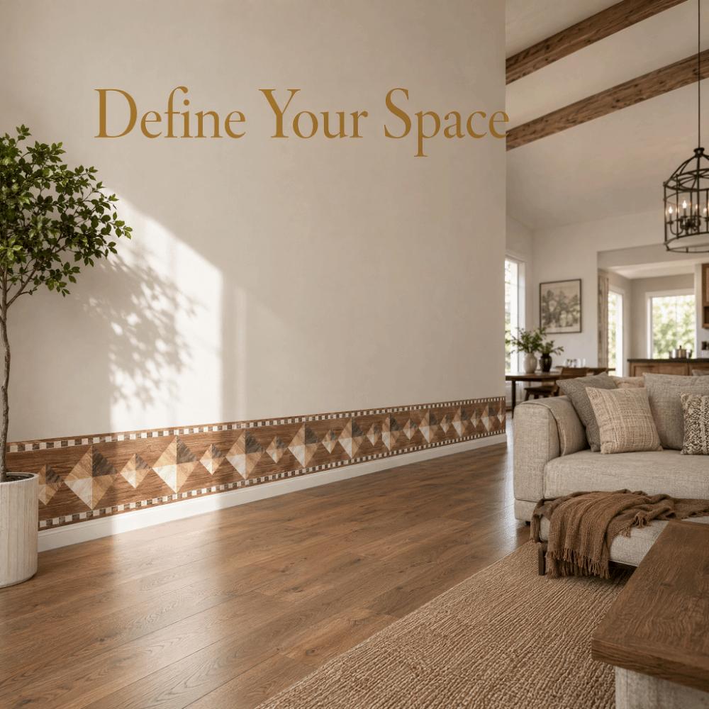 Self Adhesive Skirting Line Thickened Wall Sticker Fashion Decoration Strips  Home