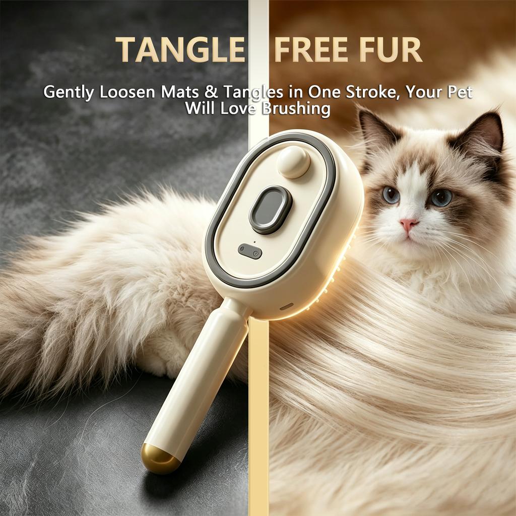 Electric Spray 3 In 1 Dog Cat Comb Brush for Massage ,pet Grooming and Massage Brush Device Tangled and Loose Hair