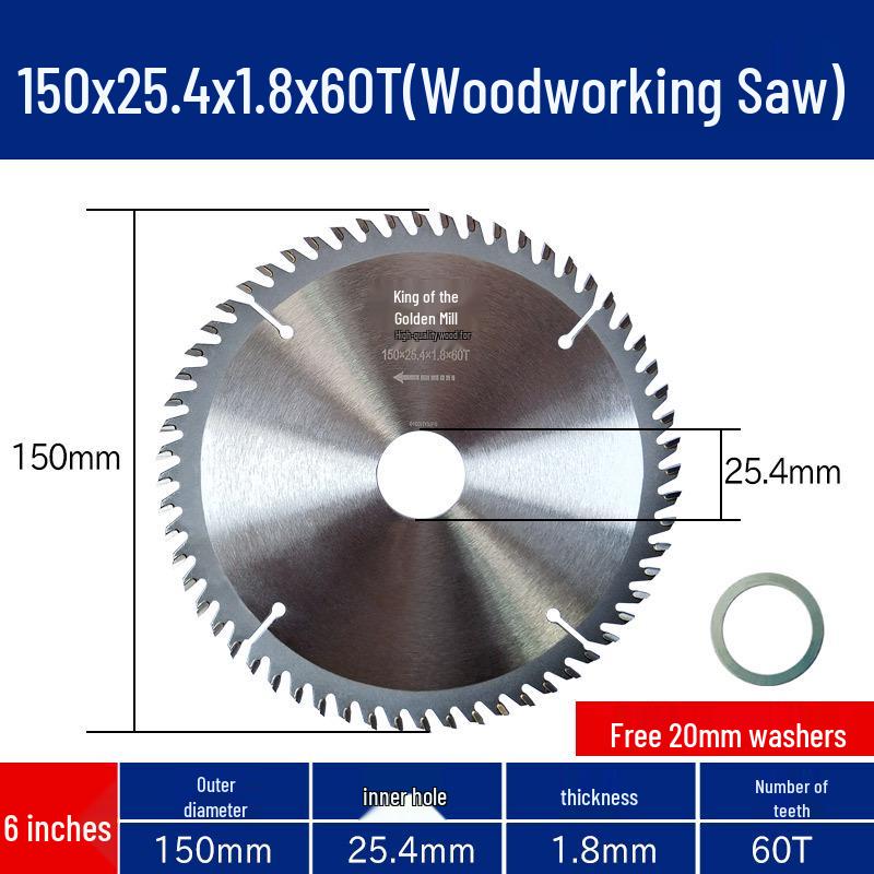 10-Inch Wood and Marble Diamond Saw Blade for Circular Saws
