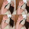 Handmade Jingdezhen Ceramic Flower Adjustable Bracelet: Fresh and Artistic Jewelry