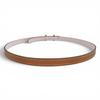 Great HERMES Belt Focus 65 H-belt Reversible Brown Leather Women Used
