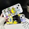Cartoon Niedlich S-SpongeBob Anime Gehärtetes Glas Für Iphone 14 13 12 11 Pro Mini XS MAX 14Plus X XS XR Hüllen