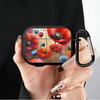 Red Flower Oil Painting Soft Earphone Cases Cover Case For Airpods 1 Pro2 3 2 Pro Pro3 4