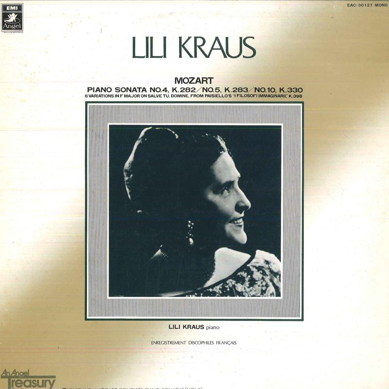

LP Record LILI KRAUS - Lili Kraus/Mozart=complete Piano So EAC30127 ANGEL Japan Classical Used