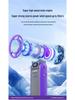 Portable Foldable Neck Fan with Digital Display & Stepless Speed
