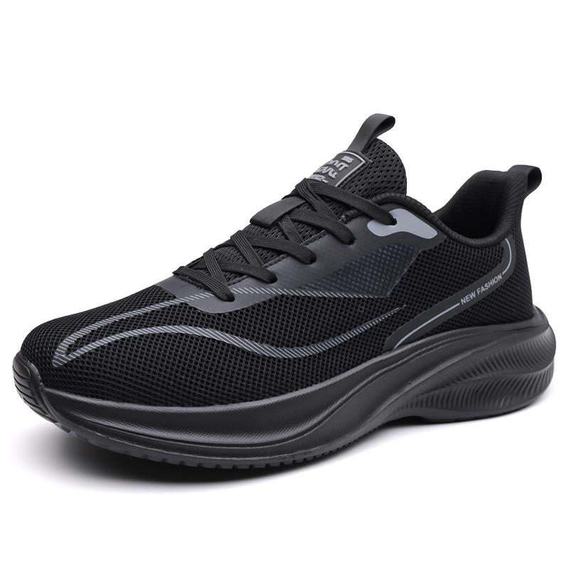 Fashion Sneakers Comfortable lightweight and casual style Leisure outdoor sports walking Black and white minimalist shoes Trendy New