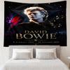 David Bowie Print Tapestry, Backdrop, Easy Setup, Ideal for Bedroom, Office & Living Room, with Aesthetic Wall Hanging Decor.