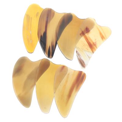 Natürlicher Ochsenhorn Gua Sha Schaber Gesichtslift Hals Körper Schaben Massage