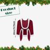 Christmas Hooded Cloak,Red Cape Short Shawl, Santa Claus Robe for Xmas Party