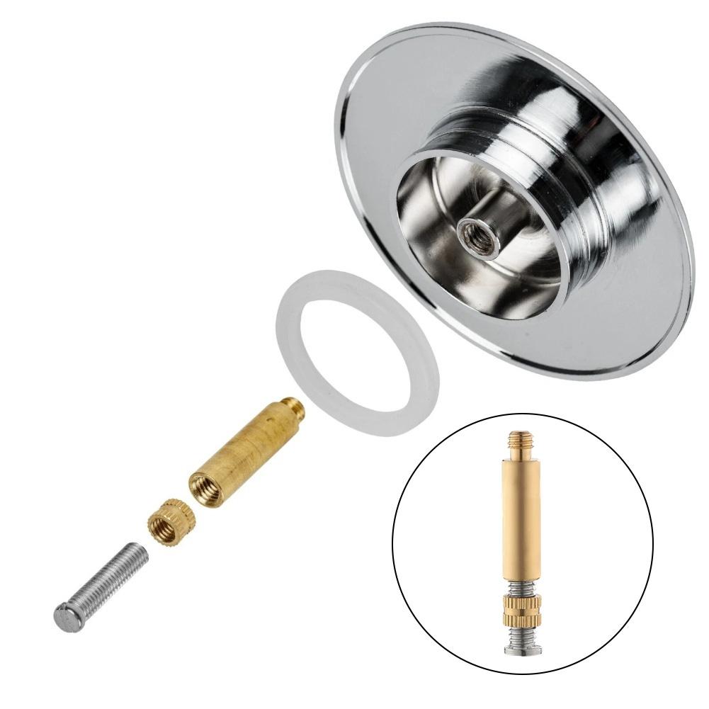 Для зливних пробок ванни Регульований латунний стрижень Діаметром M8 з гвинтами та гайками Довжина регулюється від 39 до 49 міліметрів