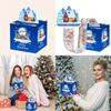 Snowhouse Party Blue Decor Gift Box For Christmas Event And Setup Celebration