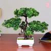 New Plastic Artificial Tree Greeting Pine Flower Bonsai Artificial Plants Garden Furnishings Decor