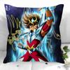 New Custom Saint Seiya Pillowcases Printed Square Pillowcase Home Decorative Zipper Pillow Cover 35X35Cm40X40Cm(One Side)