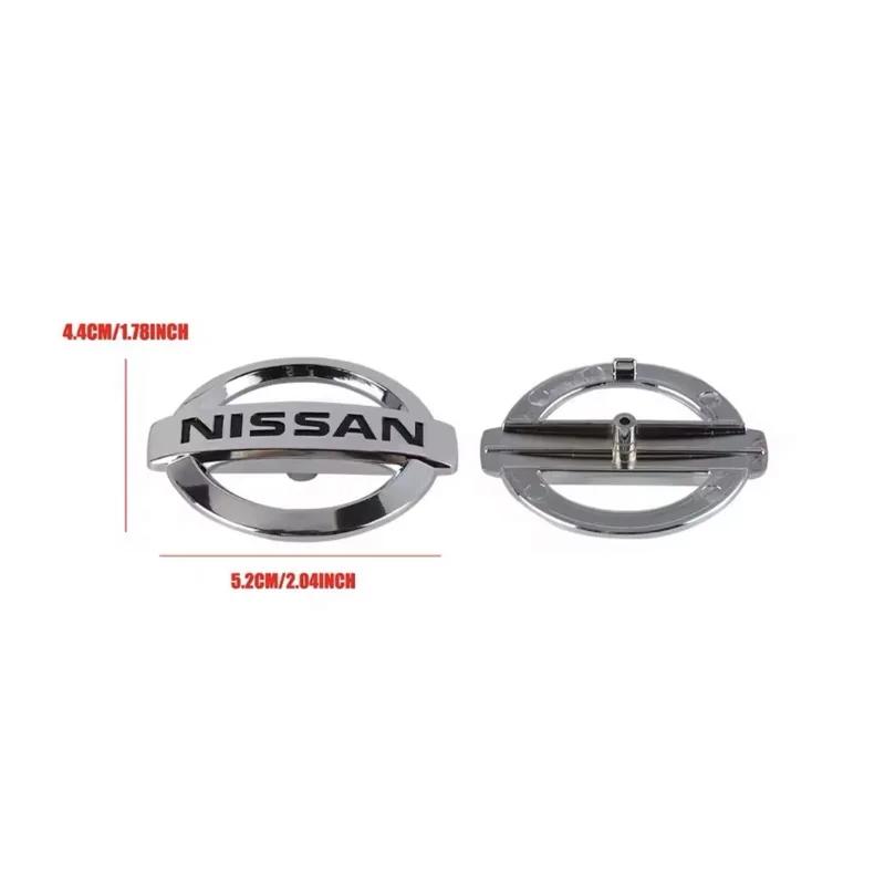 5.2x4.4CM ABS Logo Nissan Car Steering Wheel Emblem Sticker For Nissan Qashqai Juke Pulsar Sentra Altima Patrol Micra Rogue Alm