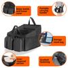 Car Seat Storage Organizer Foldable Console Storage Box With Handle Interior Organizer Accessories For Toys Tissues Snacks