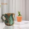 Mineral Faux Crystal Coffee Mug 11 Oz Faux Crystal Mineral Water Cup Unique Design Heat Retention Drinking Mug for Home And Office