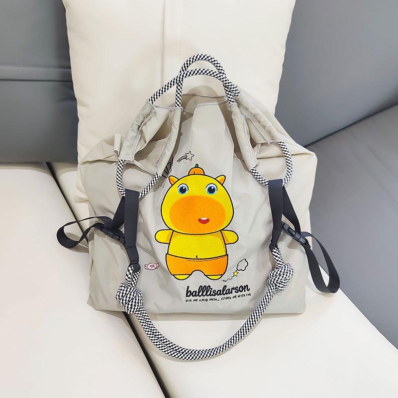 Individuell bestickte Canvas-Tragetasche - Große Umhängetasche für Handy & Einkäufe für Damen