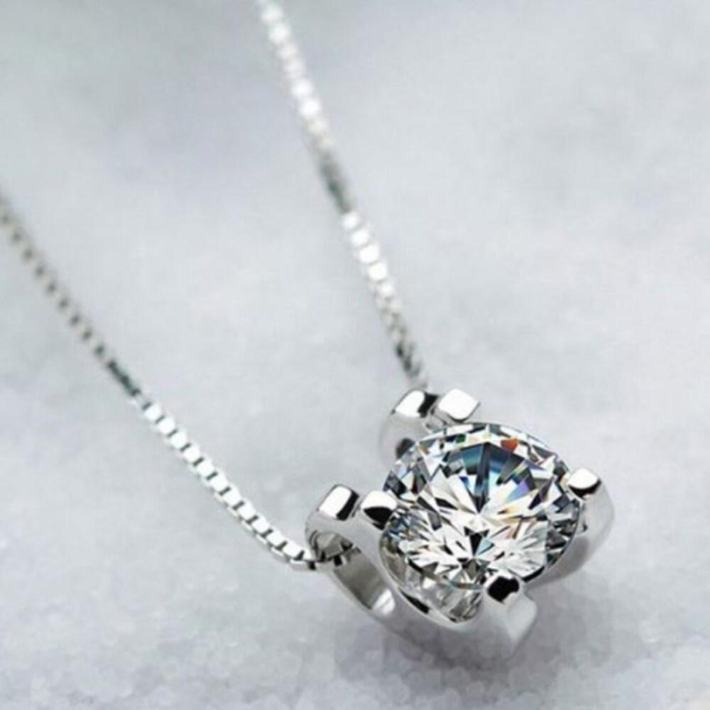 [Onoma] Onm Jewelry 92.5 Silver Elegant Melanda Pendant - White DG (17774507)