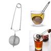 4pcs Rustproof Teas Filter Ball Stainless Steels Easy to Open Close Clip Kitchen Teas Mesh Infuser Strainer with Handle