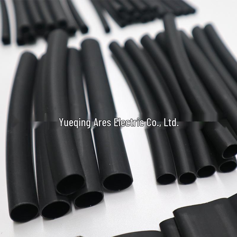 Black 4:1 Waterproof Heat Shrink Tubing, Eco-Friendly Insulation, PE Material