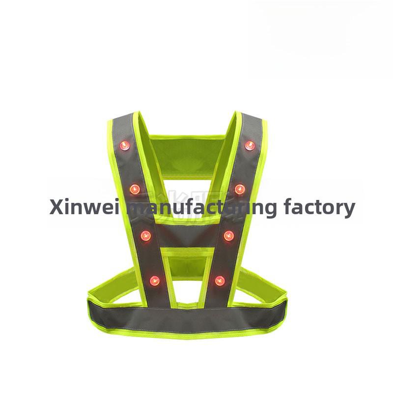 High-Visibility Reflective Safety Vest for Traffic and Construction Workers