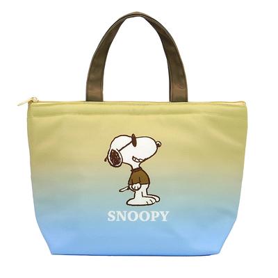 Peanuts Snoopy Gradient Joe Cool Isolierte Mini-Tragetasche Beige H20 x B30 x T10cm Tasche, Blau, 214324-25,
