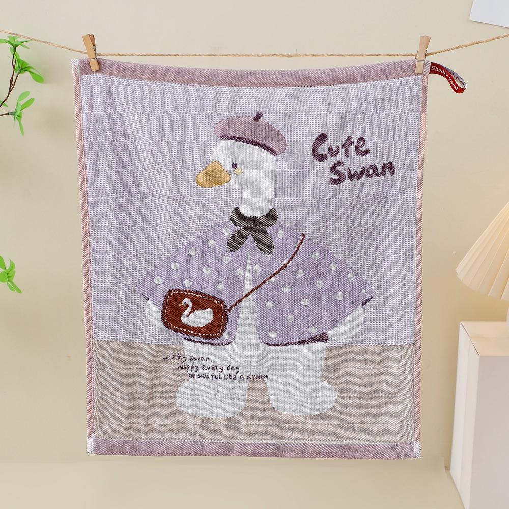New 34x40cm Large Hand Towel 4 Layer Cotton Gauze Decorative Pure Cotton Dish Cloth Quick Dry Kitchen Towel Home Restaurant