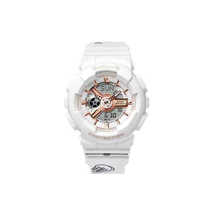 Casio Baby-G Series Doraemon Collaboration 100M Water Resistant Quartz Watch Women watches White BA-110RG-7APRD-PERSION Random Watch Box