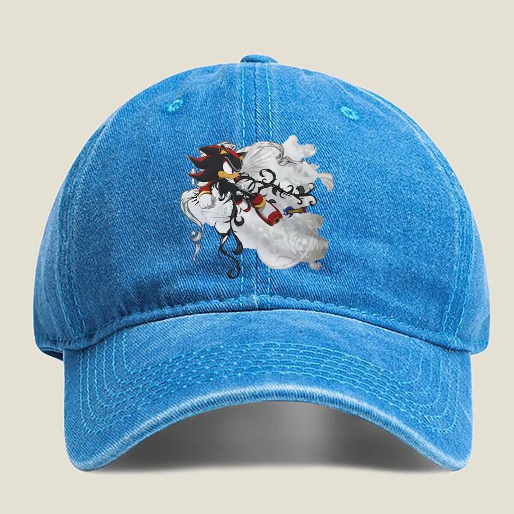 Shadow the Hedgehog Art Fashion Washed Baseball Cap Outdoor For Womens Unisex Female Beach Dad Hat Hip Hop
