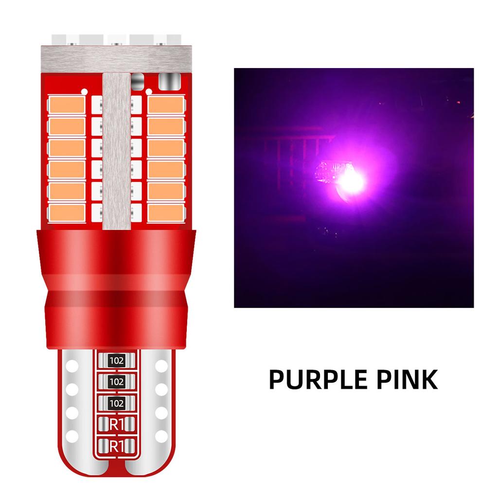 50/100PCS T10 W5W LED Bulbs 194 Car Interior Light Super Bright Day Running Light Canbus 12V License Plate Lamp 57SMD 3014