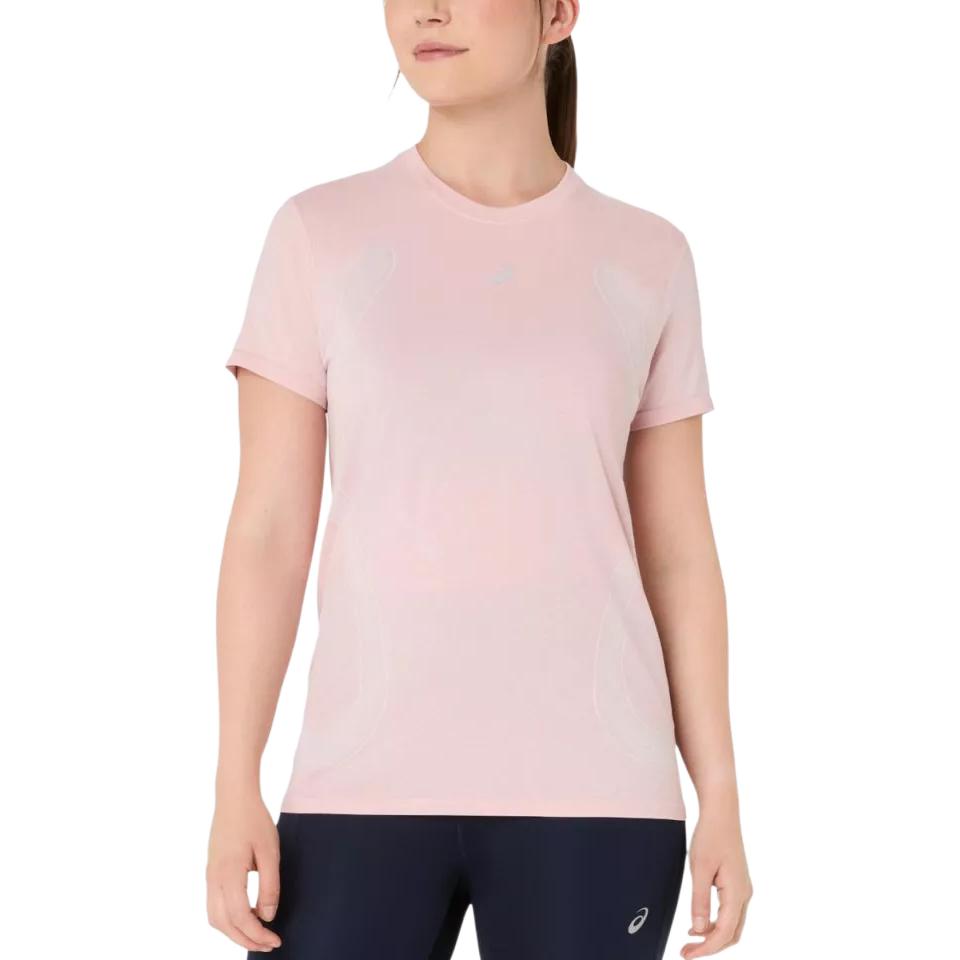 ASICS ROAD T Shirts Women s Pink Crew Neck 2012D292-700 L