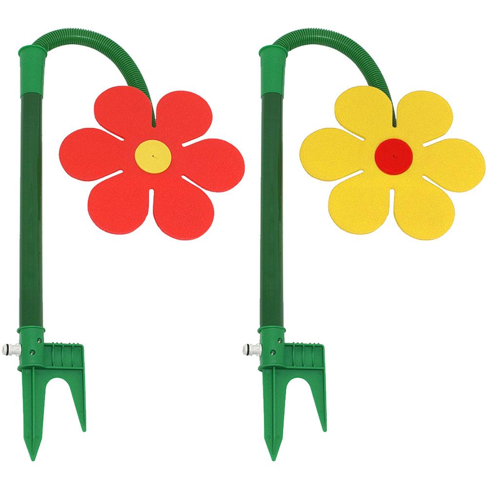 Bewässerungssprenger Blumenform Tanzende Gänseblümchen Sprenger 720 Rotierendes Wassersprühspielzeug für Hof Rasen Bewässerung Bewässerungswerkzeuge