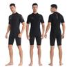 OUZO 3mm Super Elastic Short Sleeve Wetsuit - Warm, Thickened One-Piece for Cold Water Surfing, Swimming & Diving