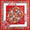 NEW 90*90cm Luxury Brand Women Silk Scarves Plaid Horse Square Scarves Spring Summer Shawls For Ladies
